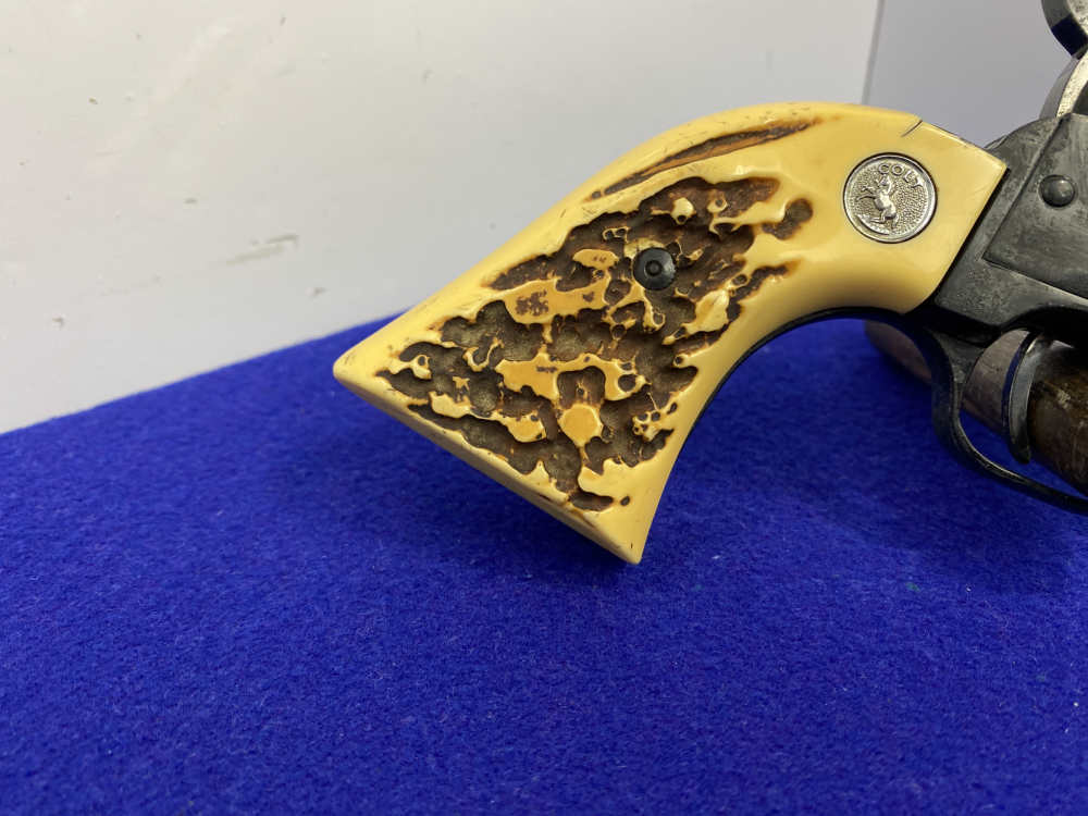 1967 Colt Frontier Scout '62 .22 LR 4.75" *MIDNIGHT FINISH & STAGLON GRIPS*-img-15