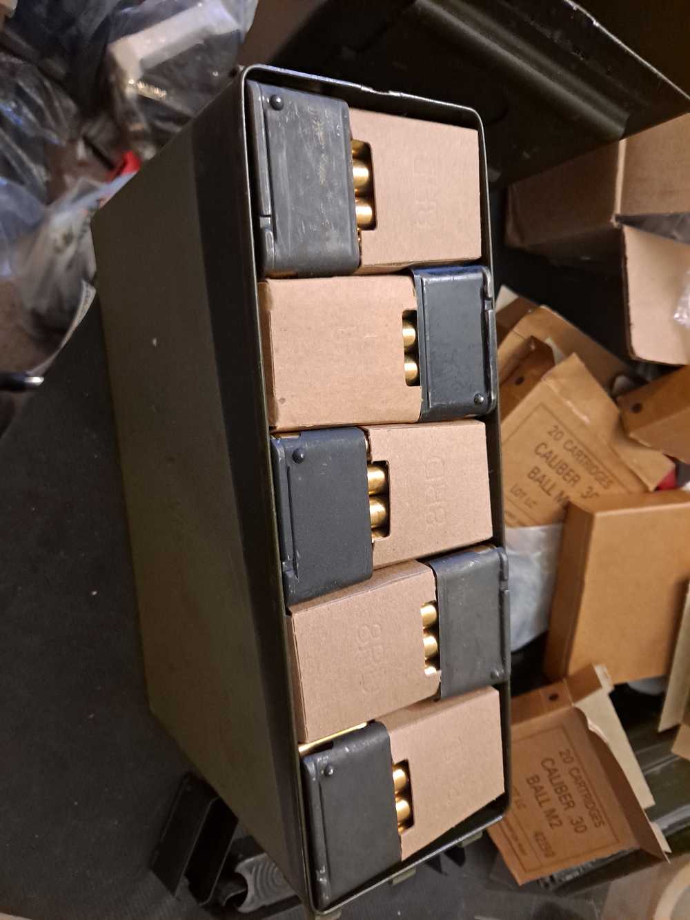 280 rounds 30.06 lake city 66 loaded in 8rd clips( 35 enbloc)-img-0