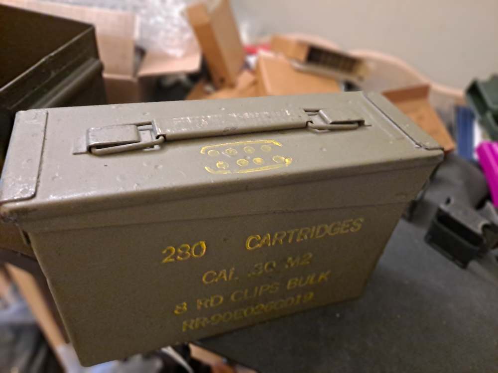 280 rounds 30.06 lake city 66 loaded in 8rd clips( 35 enbloc)-img-1