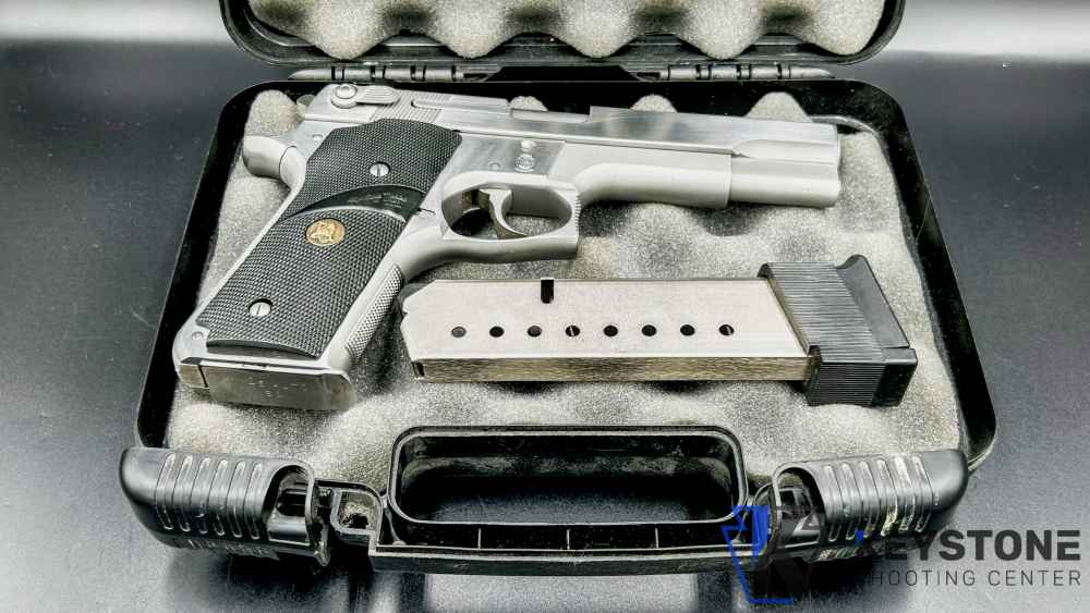 Smith & Wesson Model 645 5" Barrel .45ACP DA/SA w/ Hard Case & 2 Mags-img-2