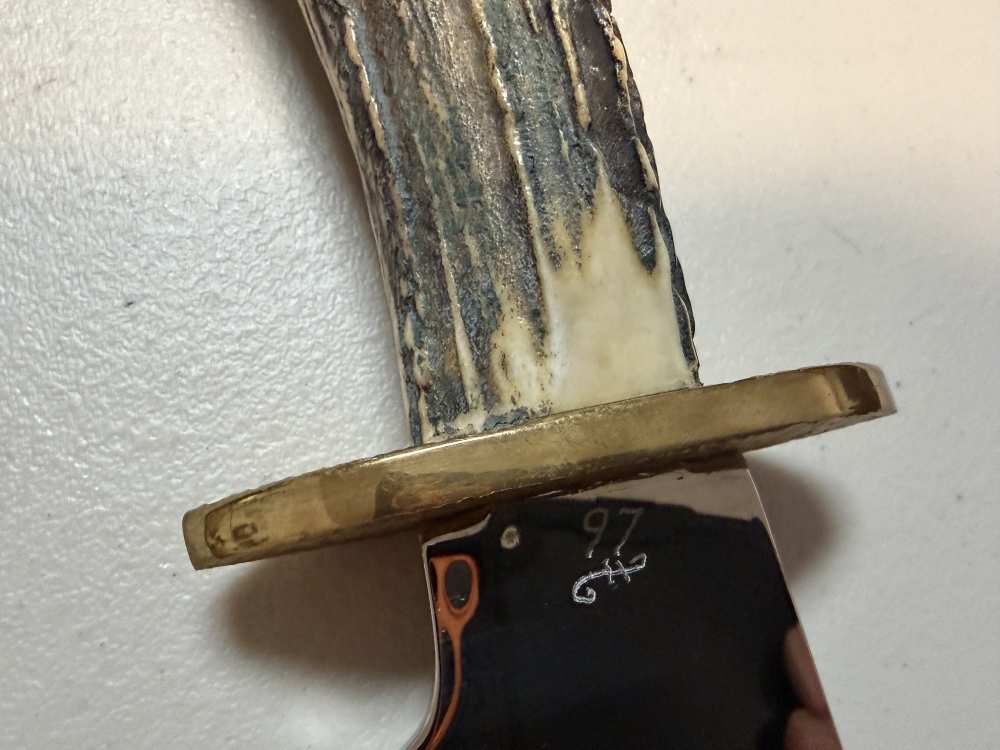 Bob Miller/Holly Knives Custom Bowie Knife - Includes Display Case-img-2