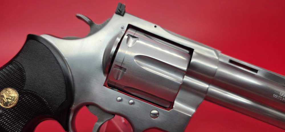 Rare 1992 Colt Anaconda 44 Magnum 6" Stainless Original Box-img-13