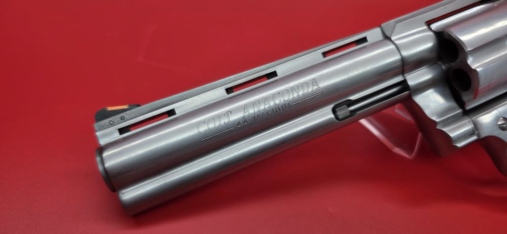 Rare 1992 Colt Anaconda 44 Magnum 6" Stainless Original Box-img-2