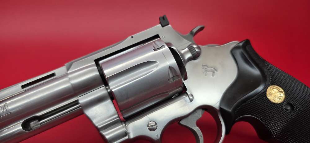 Rare 1992 Colt Anaconda 44 Magnum 6" Stainless Original Box-img-3