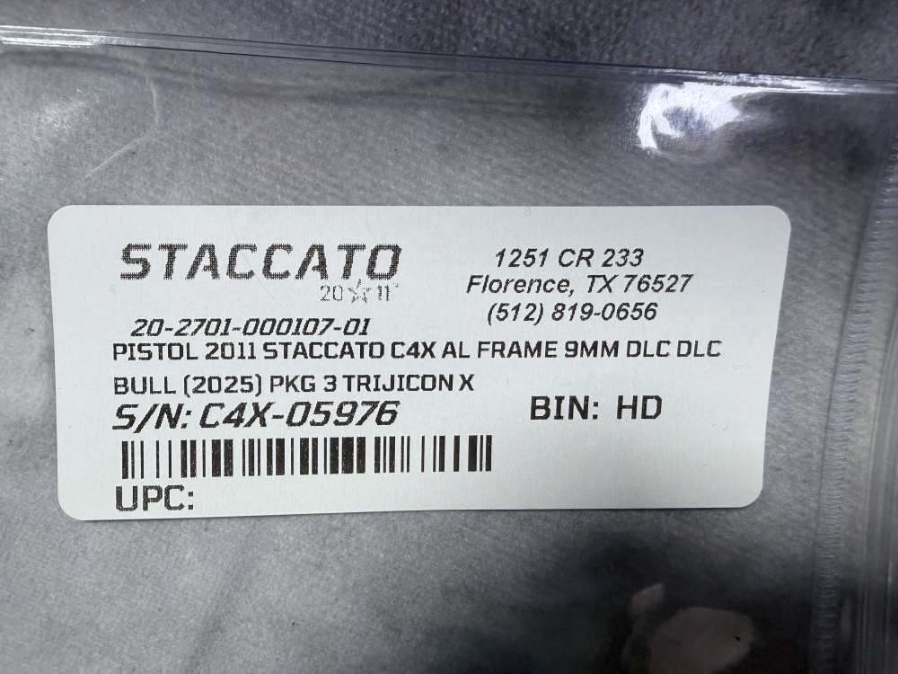 NEW! STACCATO PREMIUM C4X 9MM PISTOL 4” COMP X SERIES SERRATIONS PENNY .01-img-4