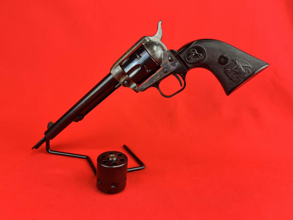 Beautiful 1974 Colt Peacemaker .22 LR/WMR Combo SAA Revolver-img-0