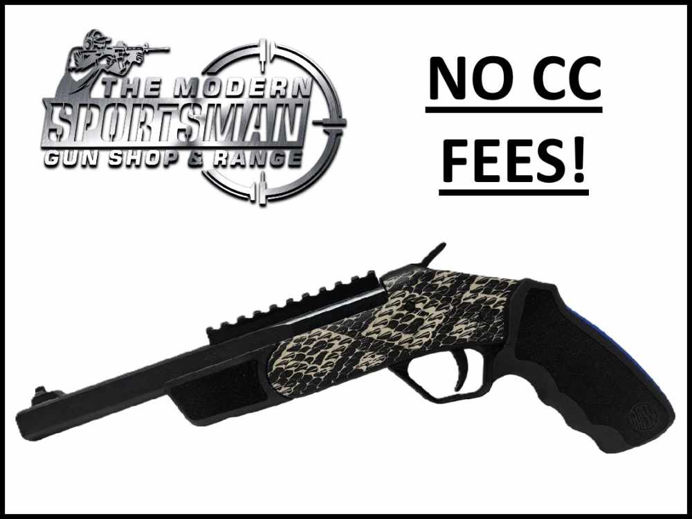 Rossi Brawler Snakeskin 45 Colt 410 Gauge 9" Single Shot Pistol 45LC 410GA-img-0