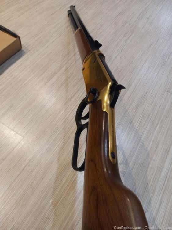 WINCHESTER 94 CENTENNIAL 66 LEVER RIFLE 30.30 GOLD PLATED BOX NEVER FIRED!-img-13