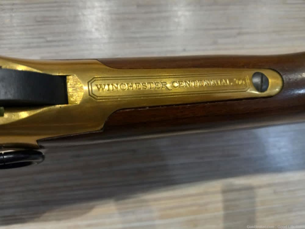 WINCHESTER 94 CENTENNIAL 66 LEVER RIFLE 30.30 GOLD PLATED BOX NEVER FIRED!-img-15