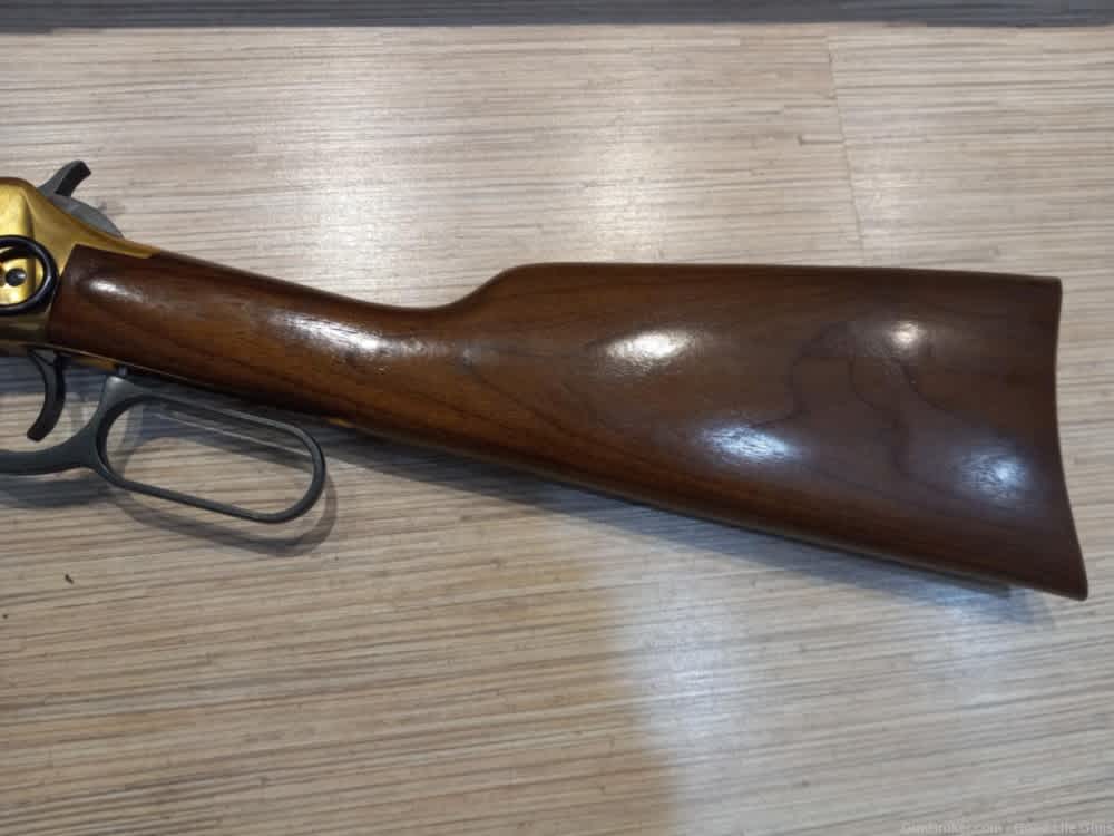 WINCHESTER 94 CENTENNIAL 66 LEVER RIFLE 30.30 GOLD PLATED BOX NEVER FIRED!-img-6