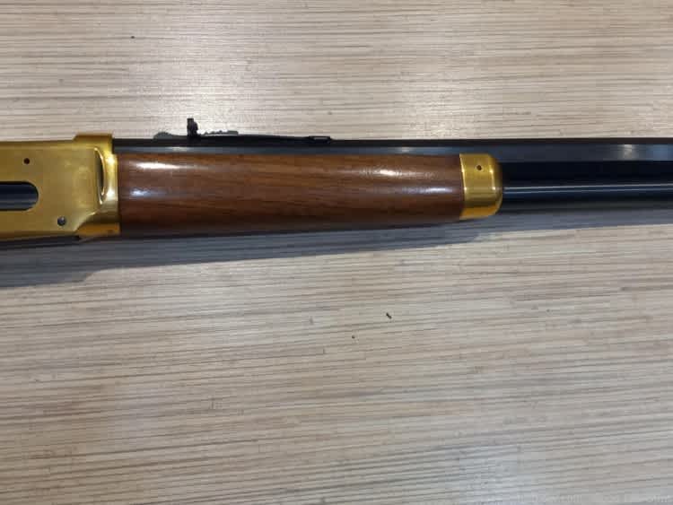 WINCHESTER 94 CENTENNIAL 66 LEVER RIFLE 30.30 GOLD PLATED BOX NEVER FIRED!-img-3