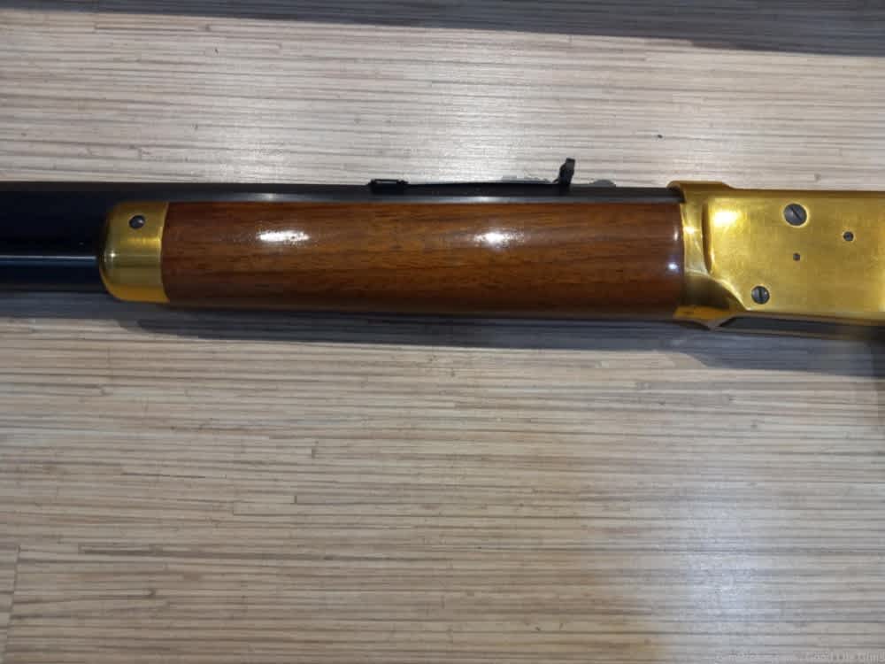 WINCHESTER 94 CENTENNIAL 66 LEVER RIFLE 30.30 GOLD PLATED BOX NEVER FIRED!-img-8