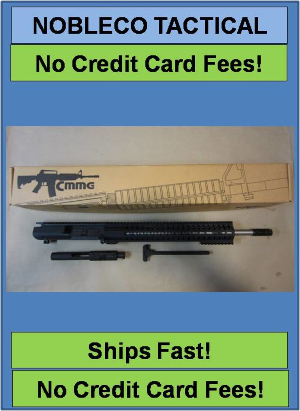 CMMG UPPER MK3 3GR 308WIN 18in Stainless Steel Heavy Taper Barrel Like New-img-0