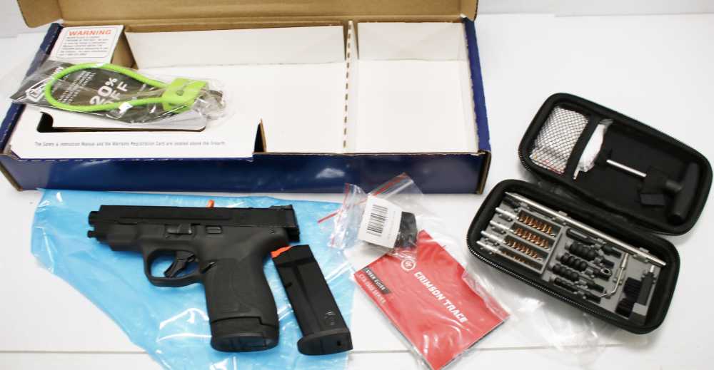 S&W P. Center 9mm M&P 9 Shield Plus Pistol w/ Crimson Trace 4", 13+1- 13251-img-8