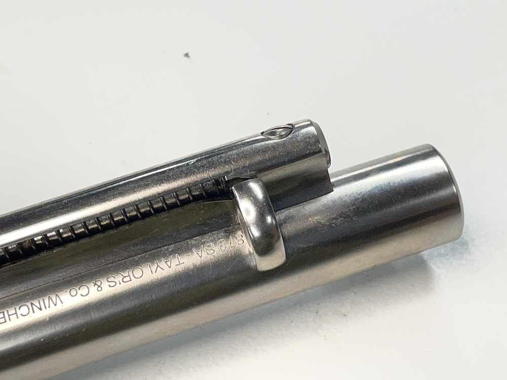 Taylor's & Co 1873 Outlaw Legacy nickel engraved 5.5" .357 mag SA revolver-img-17