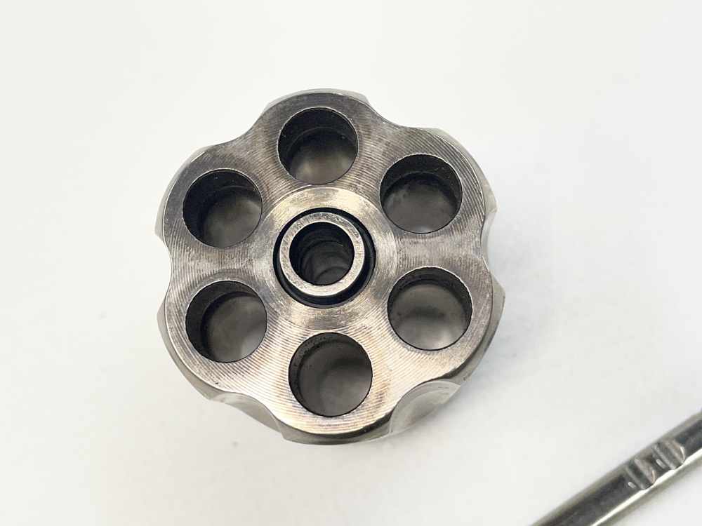 Taylor's & Co 1873 Outlaw Legacy nickel engraved 5.5" .357 mag SA revolver-img-27