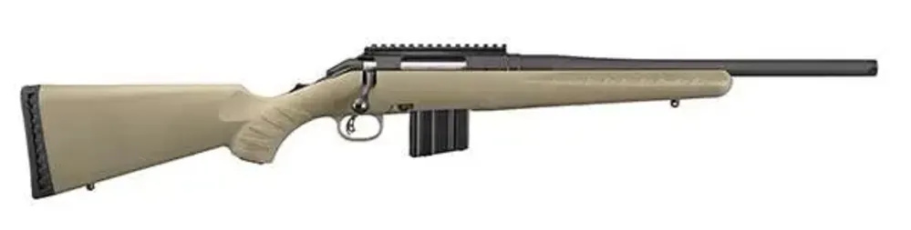 Ruger American Compact 350 Legend 26985 FDE Tan Black Straight Wall 350LGD -img-0