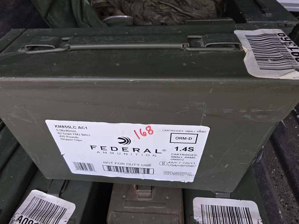 Federal, Lake city 5.56x45, 62 grain. 420 rounds on stripper clips.-img-0