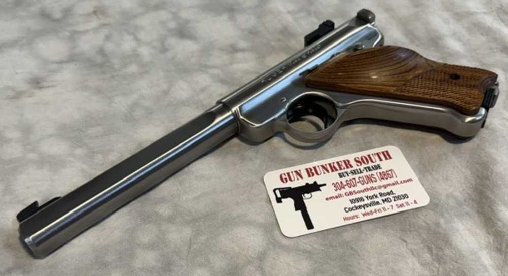 LNIB 2003 Ruger Mk II Competition Target Model Stainless -img-0