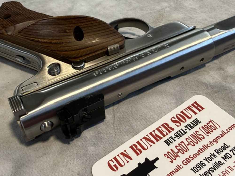 LNIB 2003 Ruger Mk II Competition Target Model Stainless -img-7