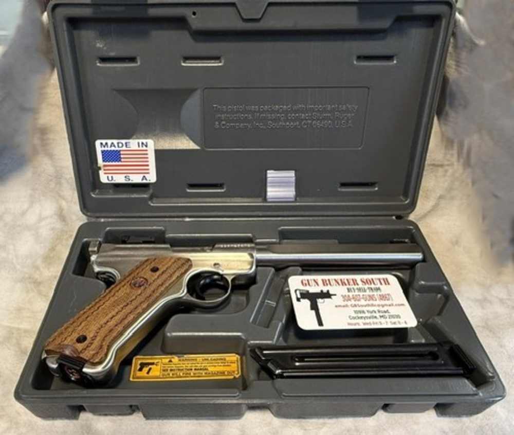 LNIB 2003 Ruger Mk II Competition Target Model Stainless -img-11