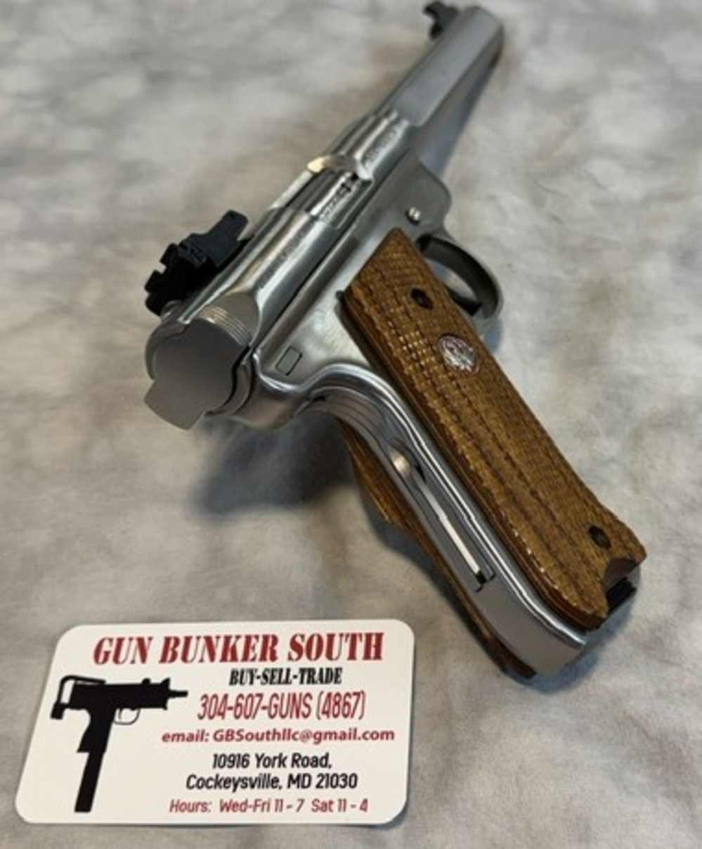 LNIB 2003 Ruger Mk II Competition Target Model Stainless -img-2