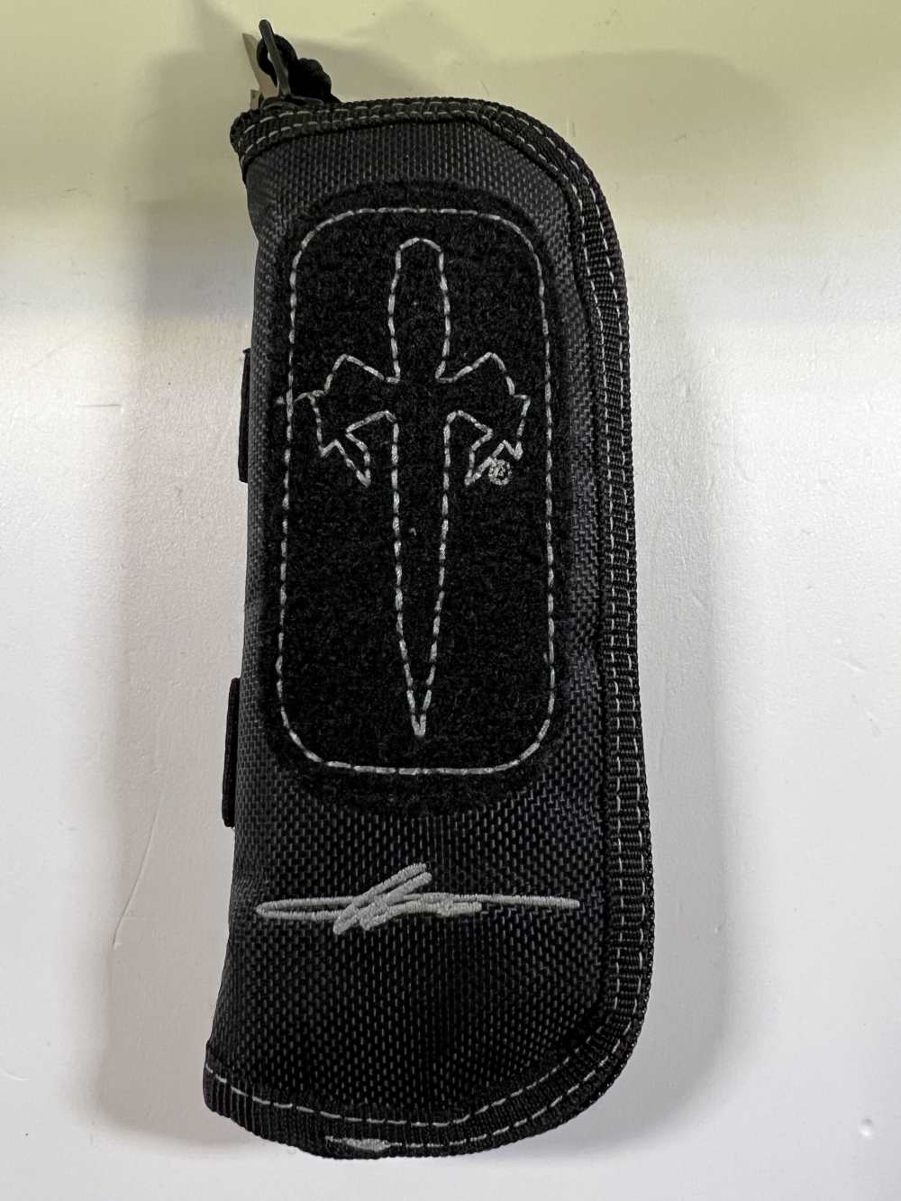 USED Marifone Scarab II Vines & Rose Damascus OTF Knife w/ Case-img-4