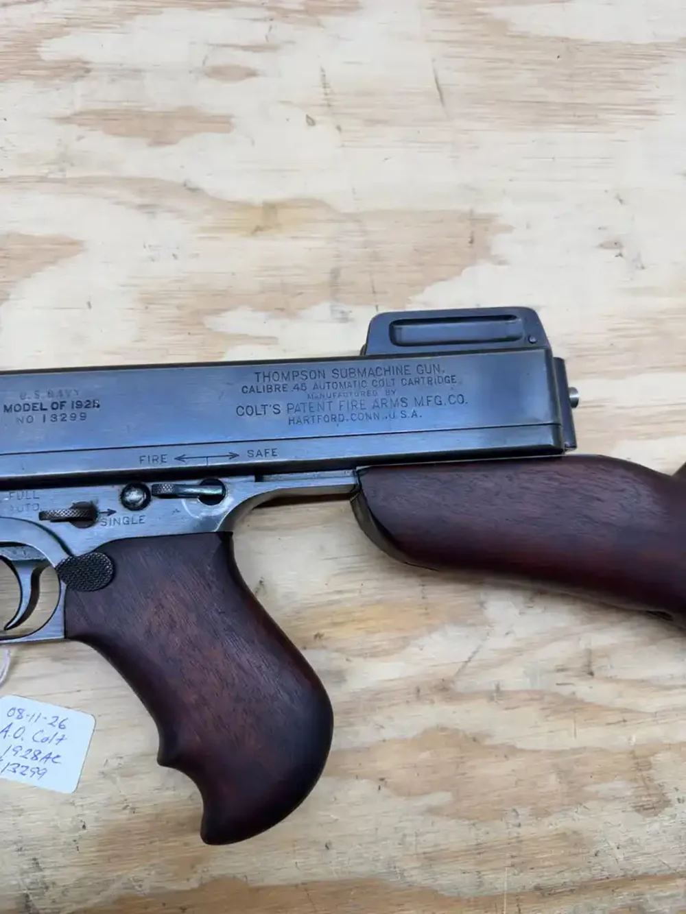 Colt Navy Model 1928AC .45 ACP Transferable Machine Gun-img-5