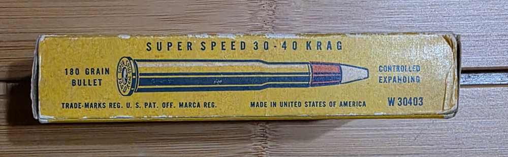 Winchester Super-Speed 30-40 Krag Silvertip 180gr Expanding Point Bullet-img-1