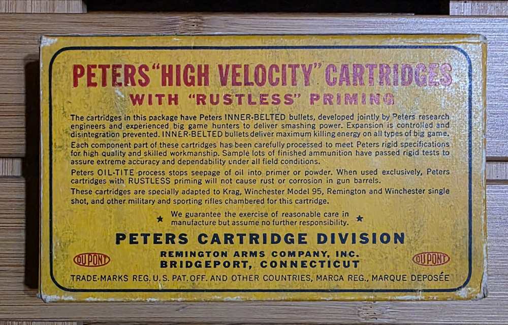 Peter's 30-40 Krag High Velocity Inner-Belted Soft Point .30 Government-img-2
