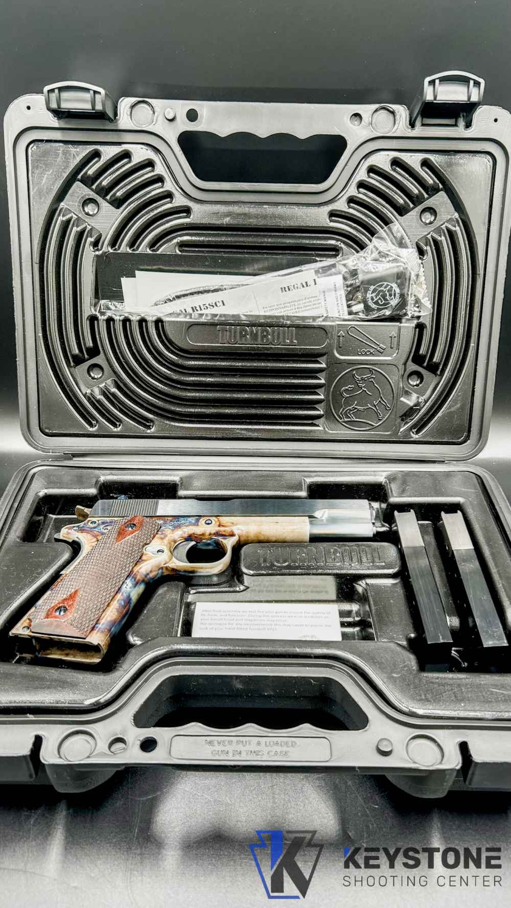 LNIB RARE Turnbull Early Prod Hand Fit 1911 5" 45ACP w/ Orig Box & 2 Mags-img-2