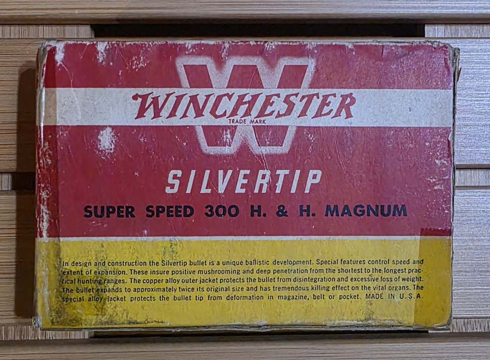 Winchester Super-Speed 300 H&H Magnum Silvertip 180gr Expanding Bullet-img-0