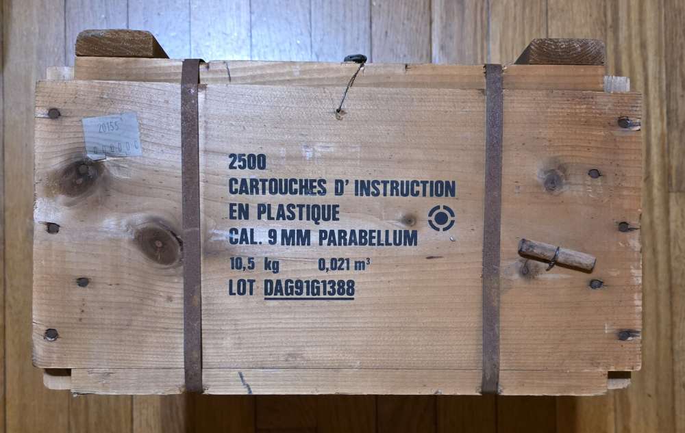 DAG 9mm Training Ammo Blue Plastic Blank Geco DAG91G1388 Austrian Surplus-img-0