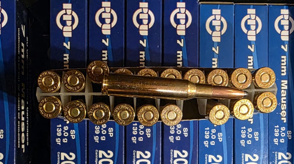 400rd Can PPU 7mm Mauser 139gr Soft Point  20 Boxes-img-1