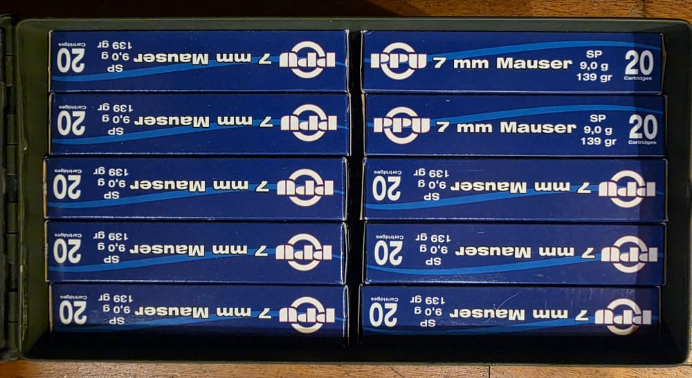 400rd Can PPU 7mm Mauser 139gr Soft Point  20 Boxes-img-0