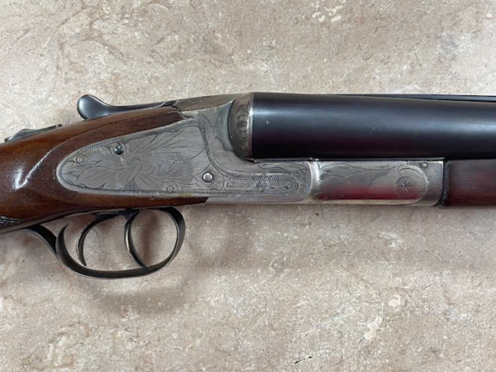 LC SMITH IDEAL MODEL 12GA DOUBLE BARREL SHOTGUN FROM HUNTER ARMS-img-2