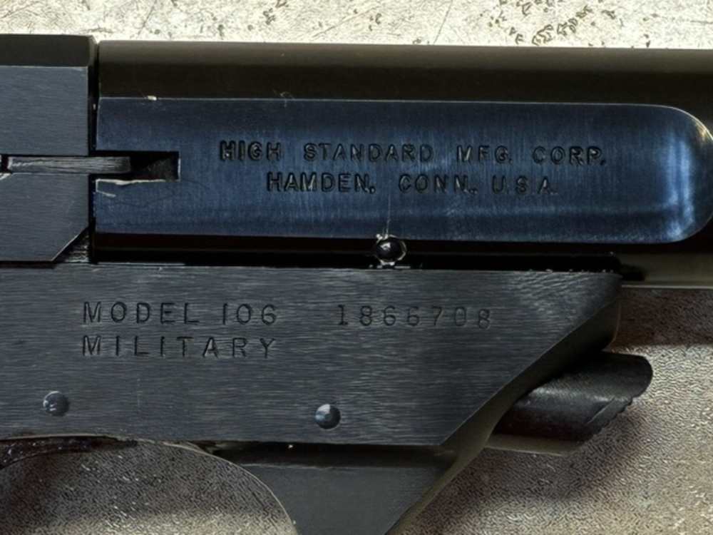 HIGH STANDARD SUPERMATIC TOURNAMENT 22LR TARGET PISTOL-img-3