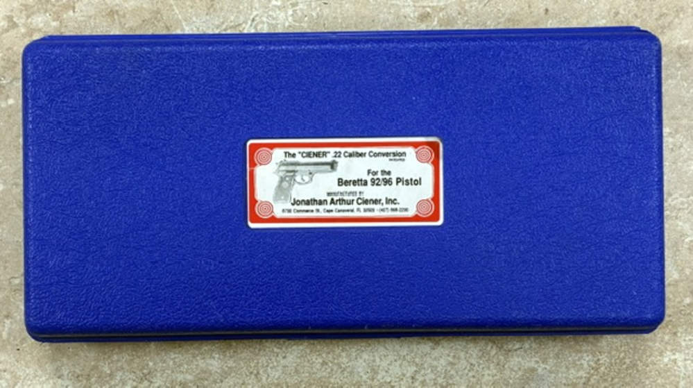 BERETTA 92 FS 9MM W/ THE "CIENER" 22LR CONVERSION KIT-img-5