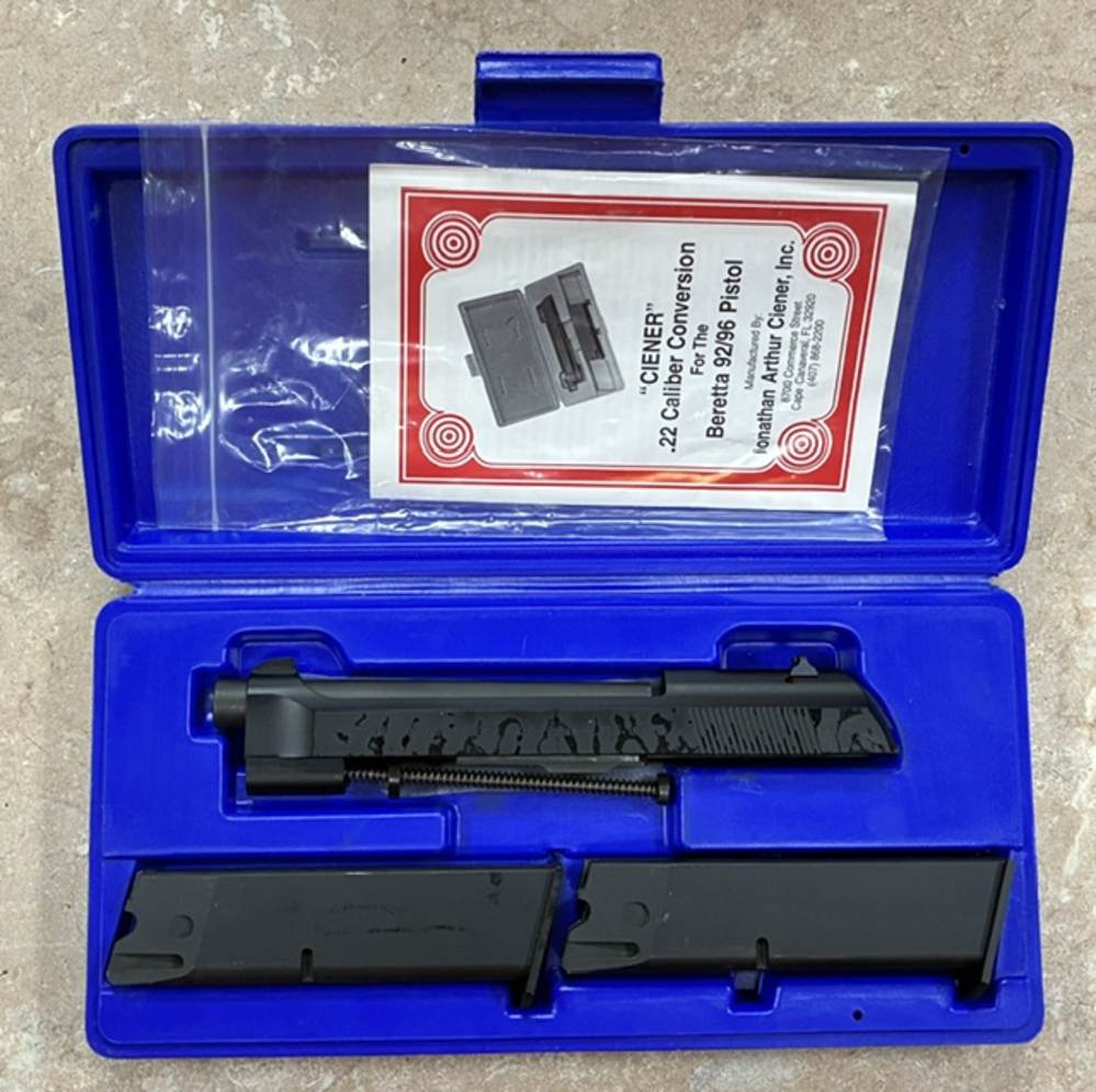 BERETTA 92 FS 9MM W/ THE "CIENER" 22LR CONVERSION KIT-img-6