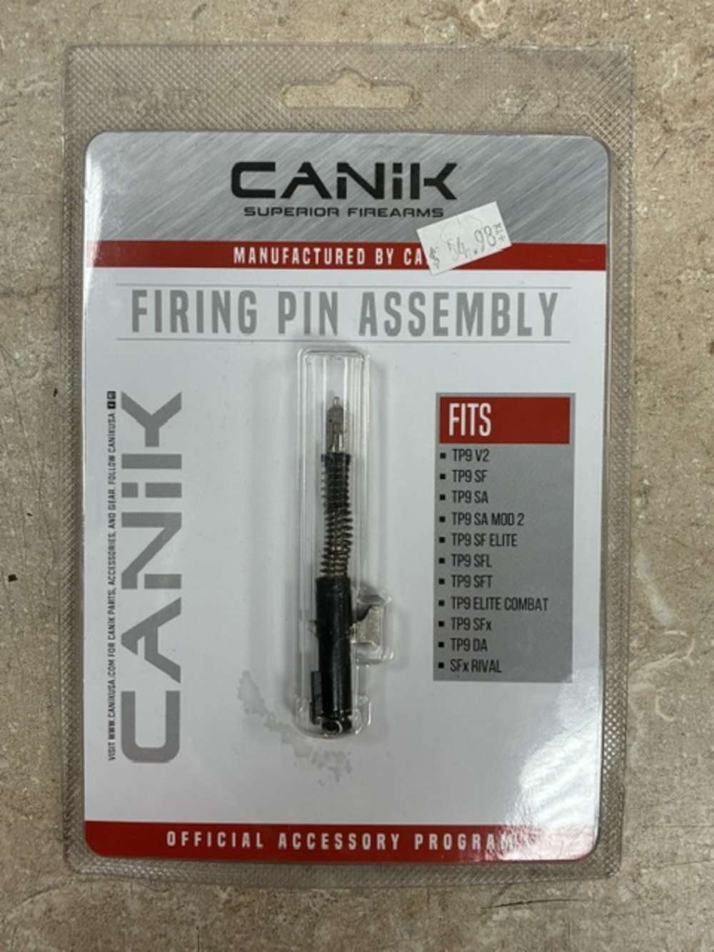 CANIK FIRING PIN ASSEMBLY TP9 SERIES AND RIVALS -img-0