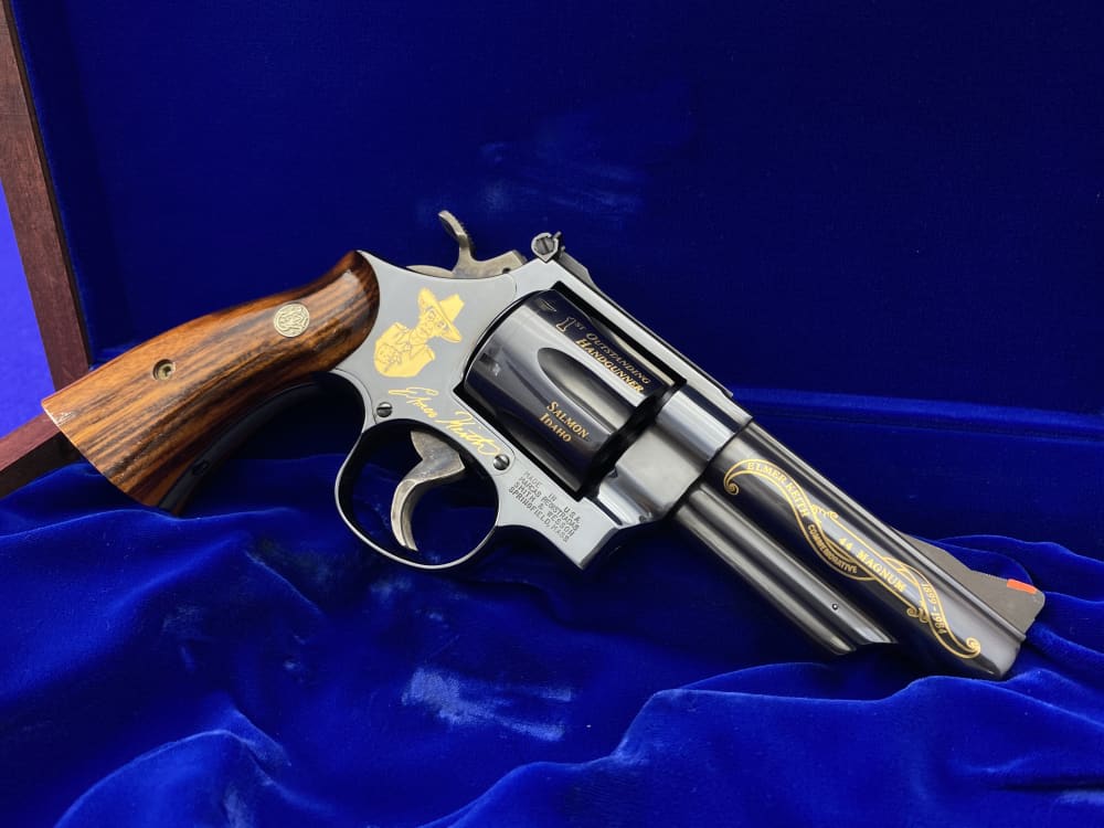 1984 Smith Wesson 29-3 .44 Mag Blue -ELMER KEITH COMMEMORATIVE- Only 2,500-img-45