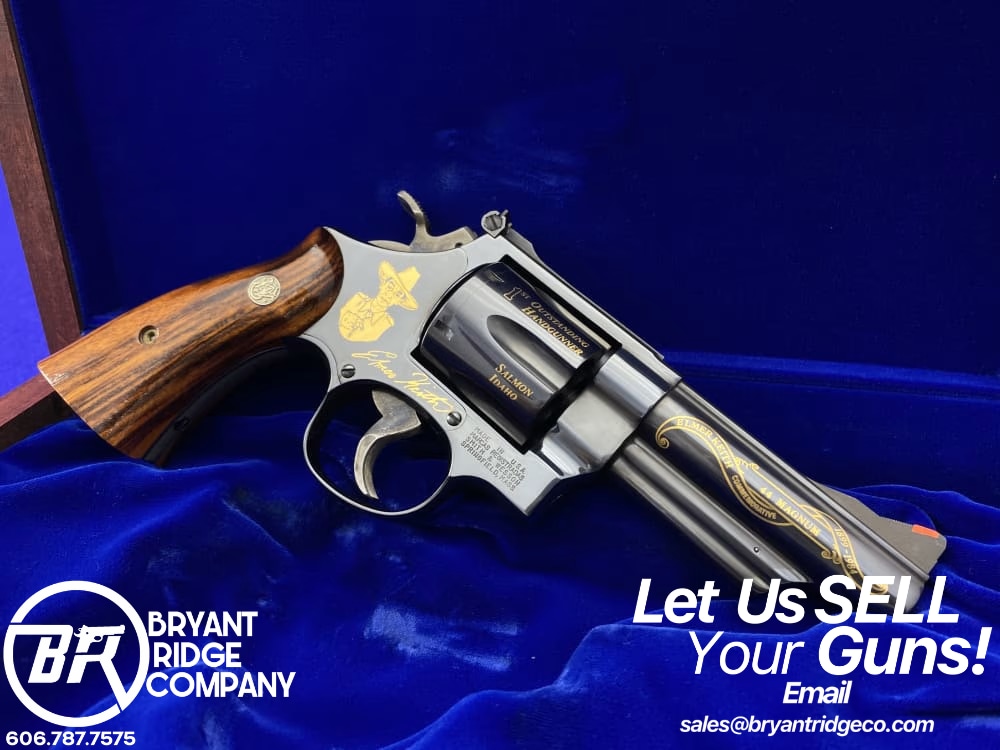 1984 Smith Wesson 29-3 .44 Mag Blue -ELMER KEITH COMMEMORATIVE- Only 2,500-img-0
