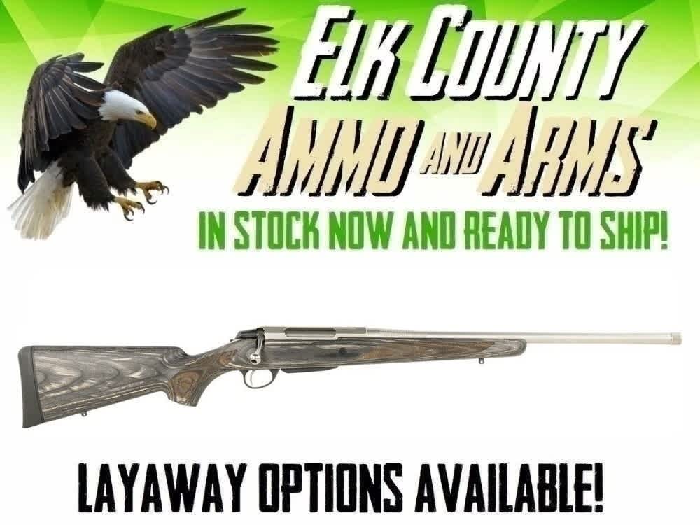 Tikka T3x Laminated 7mm Rem Mag 22.4" Stainless TB / Gray 3 Rd JRTXG37022MT-img-0