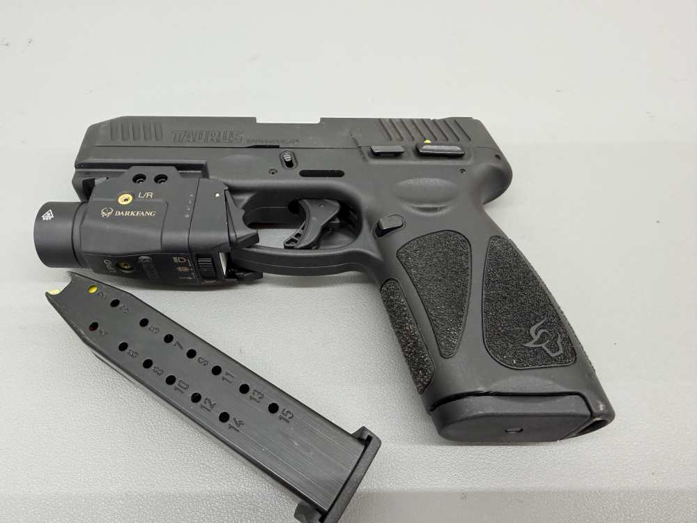 Taurus G3 Semi-Auto Pistol in 9mm - Comes with Laser/light combo --img-0
