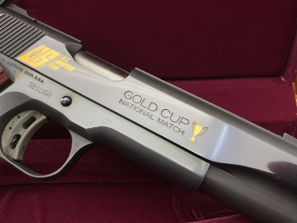 RARE Colt Gold Cup National Match 45ACP *ONE OF ONLY 500 USA TEAM SHOOTING*-img-8