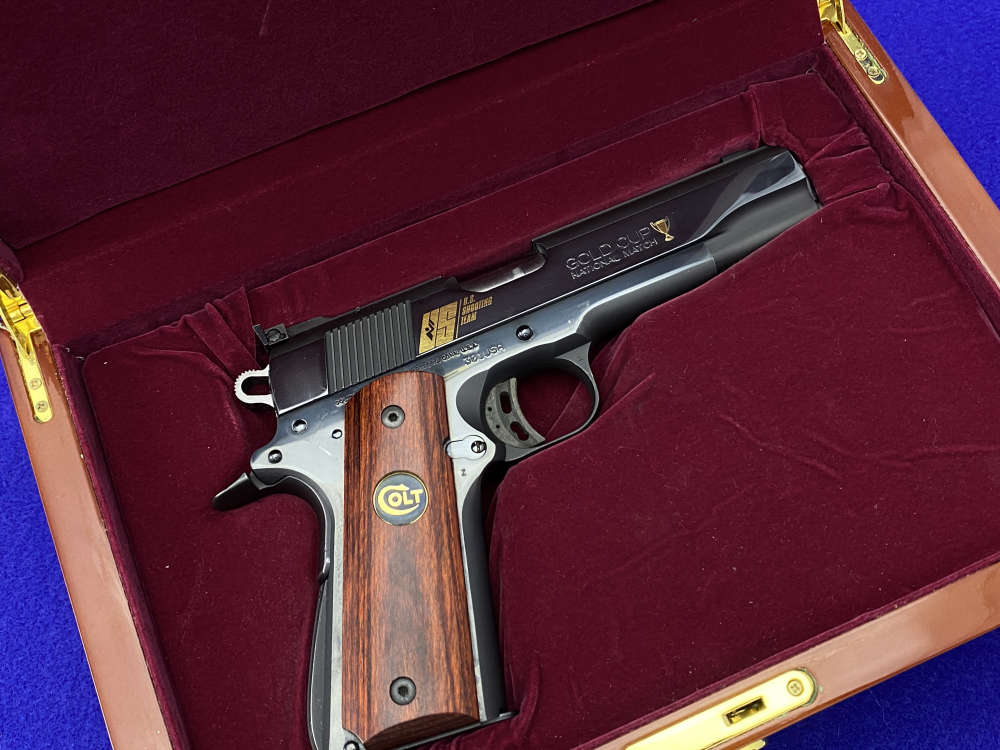 RARE Colt Gold Cup National Match 45ACP *ONE OF ONLY 500 USA TEAM SHOOTING*-img-40