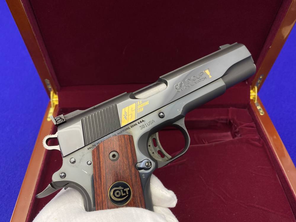 RARE Colt Gold Cup National Match 45ACP *ONE OF ONLY 500 USA TEAM SHOOTING*-img-30