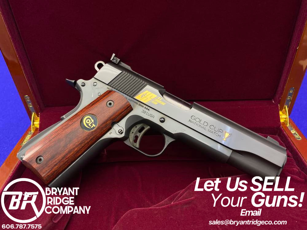RARE Colt Gold Cup National Match 45ACP *ONE OF ONLY 500 USA TEAM SHOOTING*-img-0