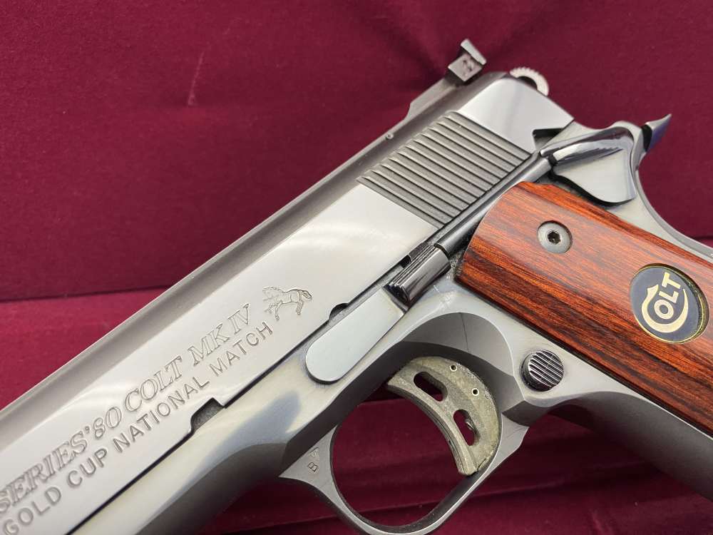 RARE Colt Gold Cup National Match 45ACP *ONE OF ONLY 500 USA TEAM SHOOTING*-img-14