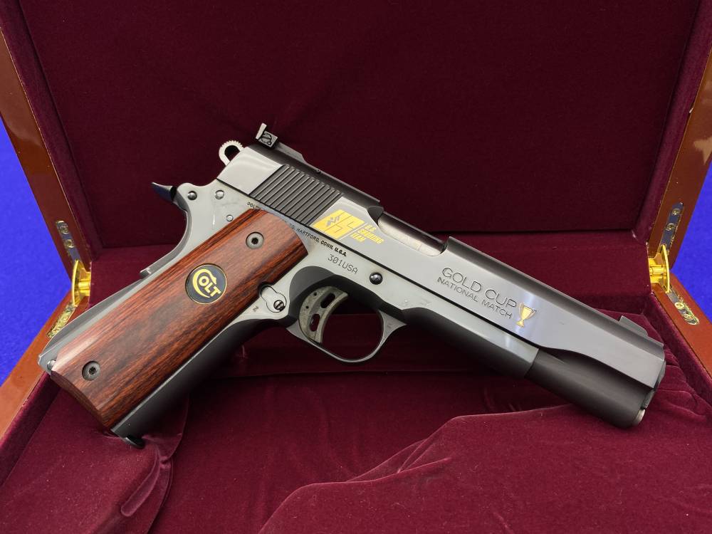 RARE Colt Gold Cup National Match 45ACP *ONE OF ONLY 500 USA TEAM SHOOTING*-img-3